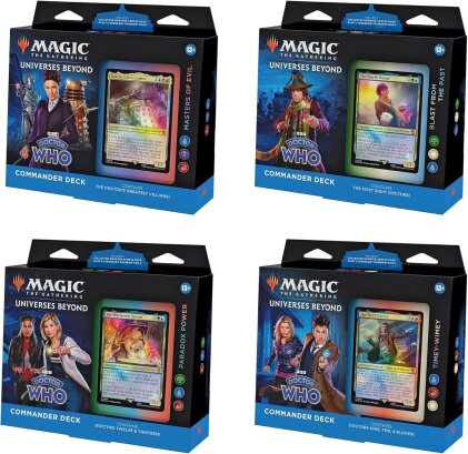 Magic: The Gathering - Doctor Who Commander Deck Assortment (4 Commander Deck)