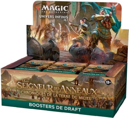 Magic: The Gathering - Display de Boosters de Draft Le Seigneur des Anneaux : Chroniques de la Terre du Milieu (36 Boosters)