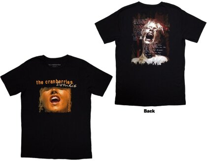 Cranberries,The - Zombie Dolores Back Print (Black) T-Shirt
