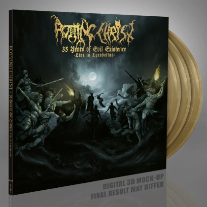 Rotting Christ - 35 Years Of Evil Existence - Live In Lycabettus (Gold Vinyl, 3 LPs)