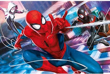 Spider-Man Poster Marvel Peter - Miles & Gwen