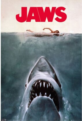 Der Weiße Hai Poster Jaws Key Art