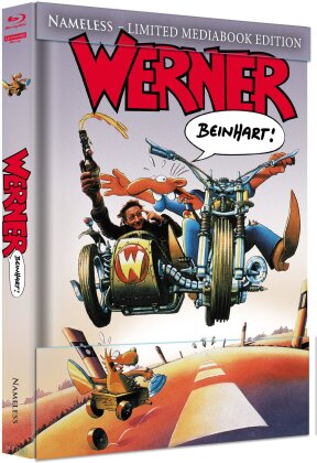 Werner - Beinhart! (1990) (Cover A, Limited Edition, Mediabook, 4K Ultra HD + Blu-ray)