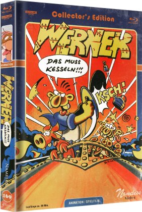 Werner - Das muss kesseln! (1996) (Cover C, Limited Collector's Edition, Mediabook, 4K Ultra HD + Blu-ray)