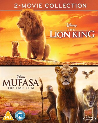 The Lion King (2019) / Mufasa: The Lion King (2024) - 2-Movie Collection (2 Blu-rays)