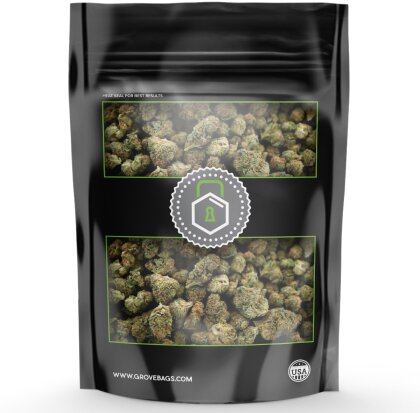 GroveBags TerpLoc Window Pouch for 500g