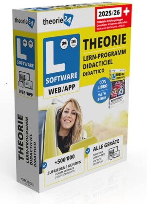theorie24 L-Software Web/App inkl. Buch I/E, Kat. B, A, A1 2025/26