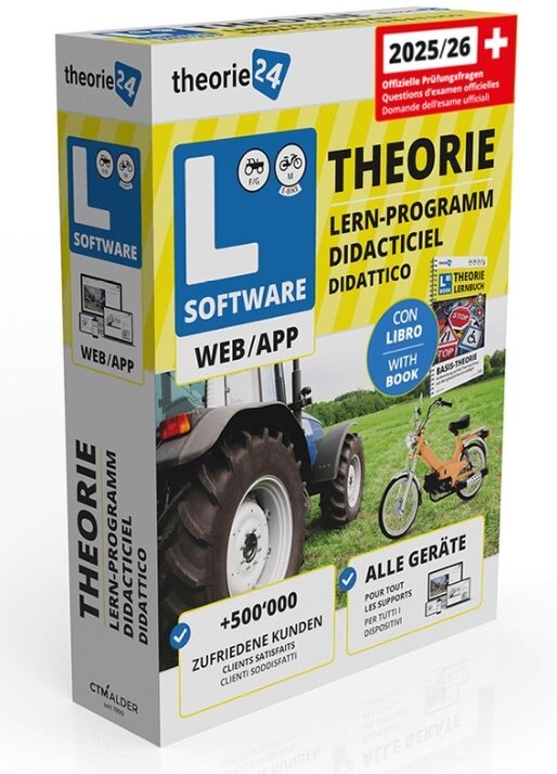 theorie24 L-Software Web/App inkl. Buch I/E, Kat. F/G, M 2025/26