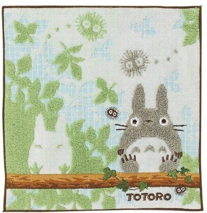 Ghibli - Mon Voisin Totoro - Mini Serviette "Totoro sur une branche" 25x25cm