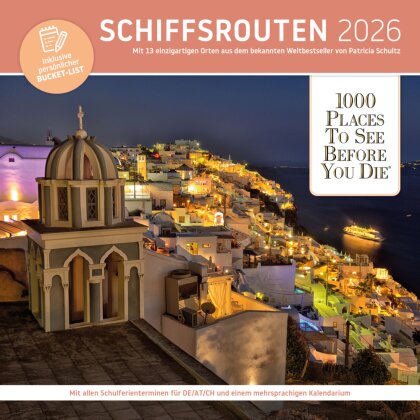 Schiffsrouten - Broschürenkalender im Format 30 x 30