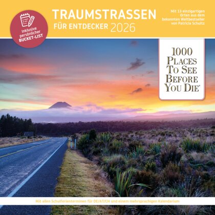 Traumstraßen für Entdecker - Broschürenkalender im Format 30 x 30