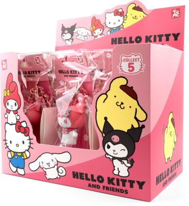 YuMe - Hello Kitty et ses amis - Porte-clés avec dragonne Sakura Serie (12 units)