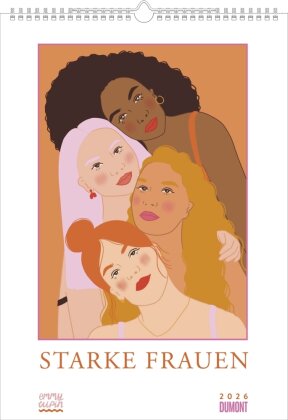 Starke Frauen 2026 - Wandkalender - Hochformat A3 29,7 x 42 cm