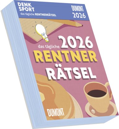 Rentnerrätsel 2026 - Tagesabreißkalender - 11,8x15,9 - Rentnerkalender - Rentnerrätsel - Rätselkalender