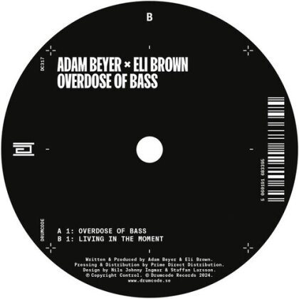 Adam Beyer & Eli Brown - Overdose Of Bass (12" Maxi)