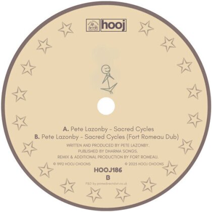 Pete Lazonby - Sacred Cycles (2025 Reissue, Hooj Choons, 12" Maxi)