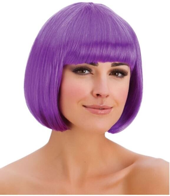 Diva neon violett Perücke