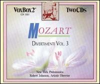 Robert Johnson & New York Philomusica Winds - Divertimenti - Vol.3 - Divertimenti No. 10, 12, 14 & 17 (2 CDs)
