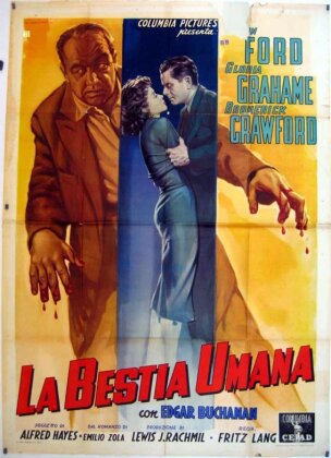 La bestia umana (1954) (+ Poster, b/w, Restored, Special Edition)