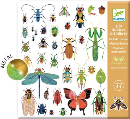 Metallic Insekten Sticker
