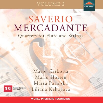 Marta Potulska, Liliana Kehayova, Giuseppe Saverio Mercadante (1795-1870), Mario Carbotta & Mario Hossen - Quartet for Flute and Strings - Vol.2