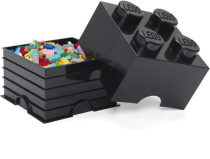 Room Copenhagen - Lego Storage Brick With 4 Knobs Black