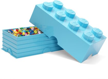 Room Copenhagen - Storage Brick With 8 Knobs Azur Blue