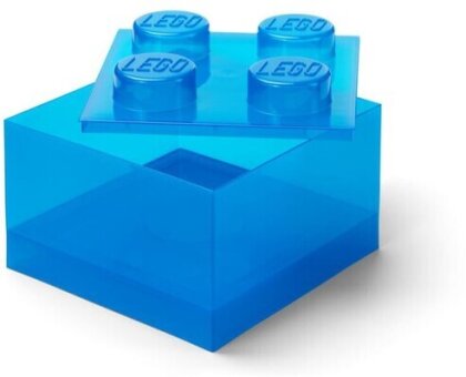 Room Copenhagen - Lego Storage Brick Top Lid Translucent Blue
