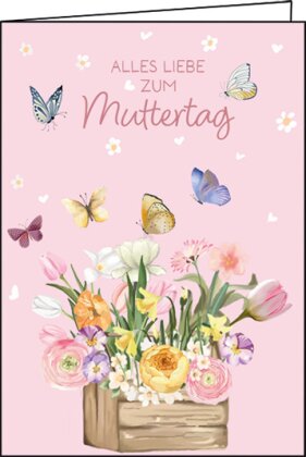 Alles liebe zum Muttertag Doppelkarte