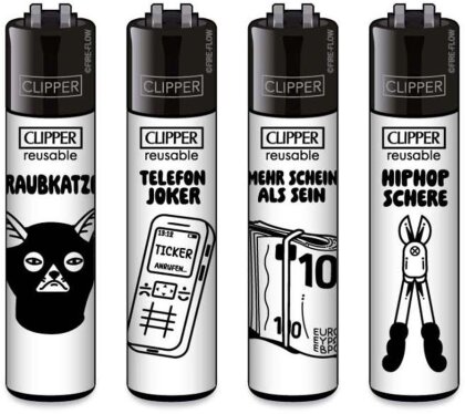 Clipper 4er Junkie Tattoo 205-208