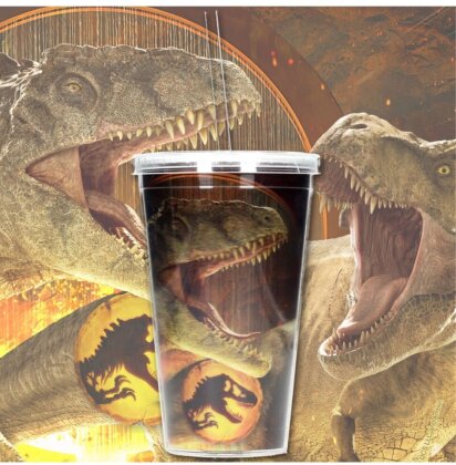 Verre - 3D lenticulaire - T.Rex Dominion - Jurassic World