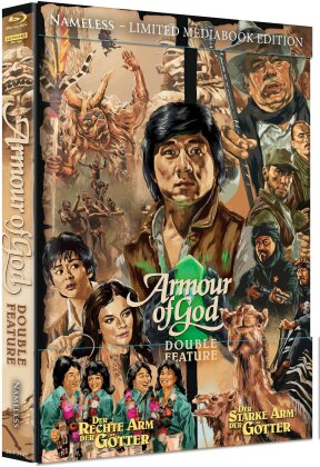 Armour of God 1 & 2 (Double Feature, Limited Edition, Mediabook, 2 4K Ultra HDs + 2 Blu-rays)