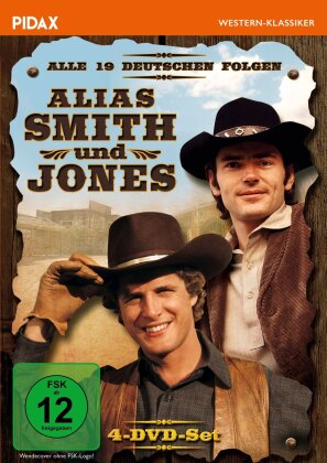 Alias Smith und Jones - Alle 19 deutschen Folgen (Pidax Western-Klassiker, 4 DVDs)