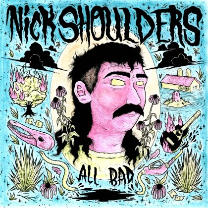 Nick Shoulders - All Bad (2025 Reissue, Transparent Pink Vinyl, LP)