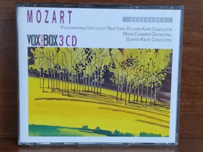 Wolfgang Amadeus Mozart (1756-1791), Richard Kapp, Günter Kehr, Philharmonia Virtuosi Of New York & Mainz Chamber Orchestra - Serenades (3 CDs)