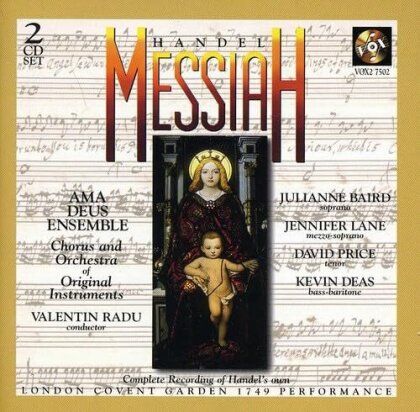 Georg Friedrich Händel (1685-1759), Valentin Radu, Julianne Baird, Jennifer Lane & Amadeus Ensemble - Messiah (2 CDs)