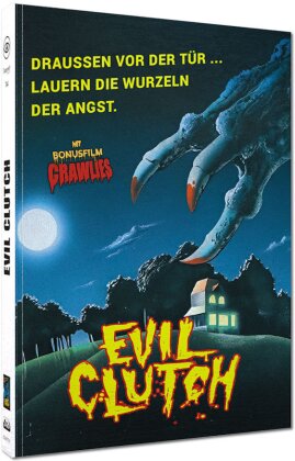 Evil Clutch (1988) (Cover B, Wattiert, Édition Limitée, Mediabook, Blu-ray + DVD)