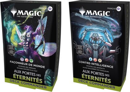 Magic: The Gathering - Assortiment de Decks Commander Aux Portes des Éternités (4 Deck Commander)