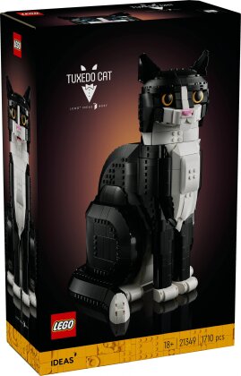 LEGO Schwarz-weisse Katze (Tuxedo Cat) - 21349, LEGO Ideas