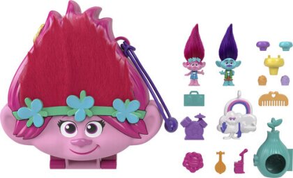 Polly Pocket - Polly Pocket Trolls Poppy Compact
