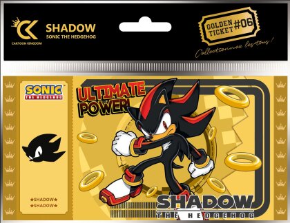Golden Ticket - Shadow - Sonic the Hedgehog