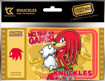 Golden Ticket - Knuckles - Sonic the Hedgehog