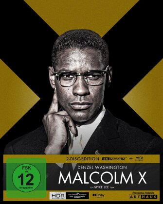 Malcolm X (1992) (Limited Edition, Mediabook, 4K Ultra HD + Blu-ray)