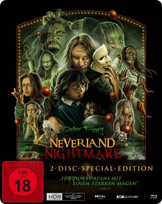 Peter Pan's Neverland Nightmare (2025) (Limited Edition, Steelbook, 4K Ultra HD + Blu-ray)