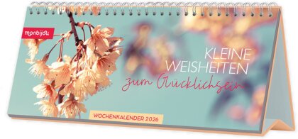 Mein Wochenplaner 2026 - Kleine Weisheiten zum Glücklichsein