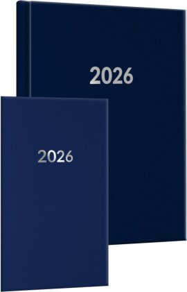 Buchkalender-Set - Buchkalender & Wochenplaner 2026 blau