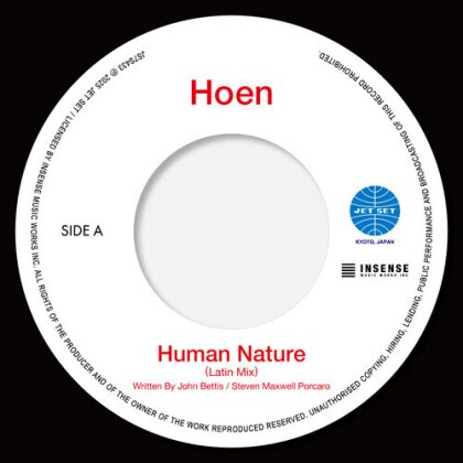 Hoen - Human Nature (Latin Mix) / You Are The Universe (Japan Edition, 7" Single)