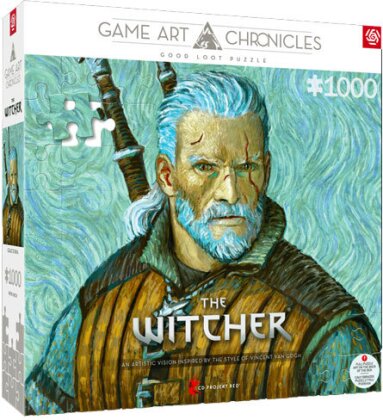 Merc Puzzle Witcher Geralt & Vincent van Gogh 1000 Teile