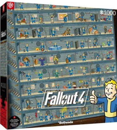 Merc Puzzle Fallout 4 Perk Poster NEU 1000 Teile