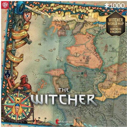 The Witcher 3 Gaming Puzzle The Northern Kingdoms (1000 Teile)